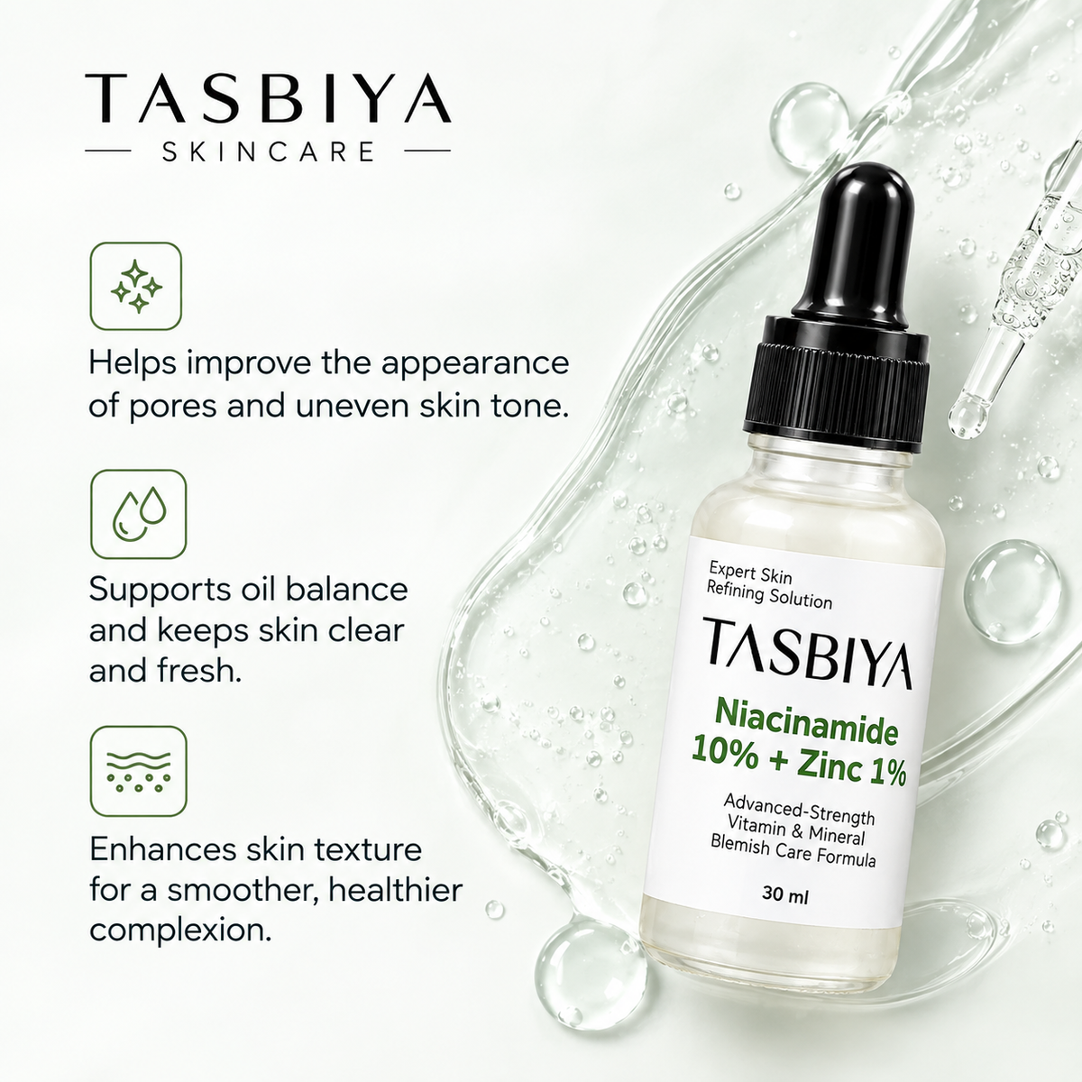 Niacinamide 10% + Zinc 1% Serum