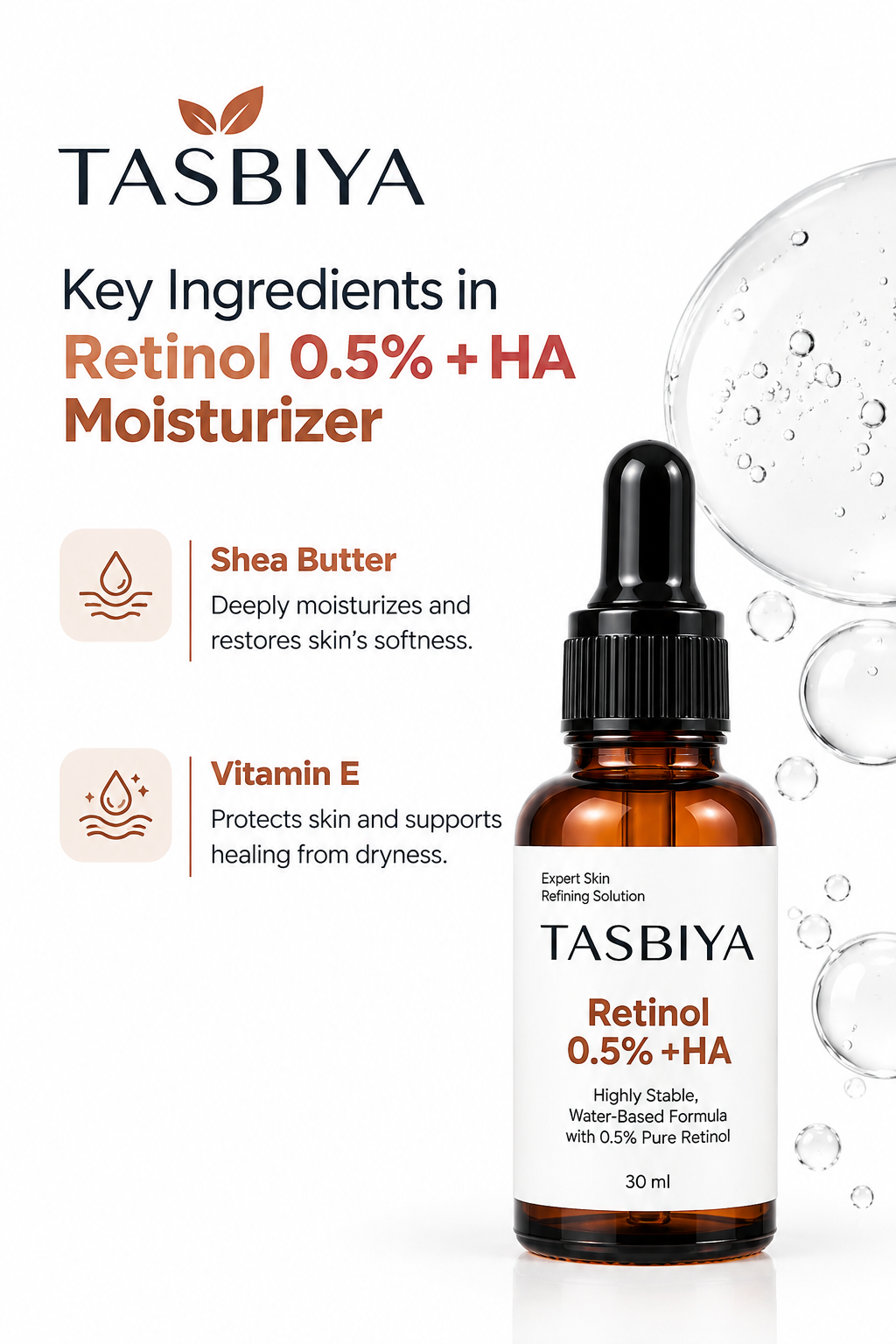 Retinol 0.5% + HA Serum